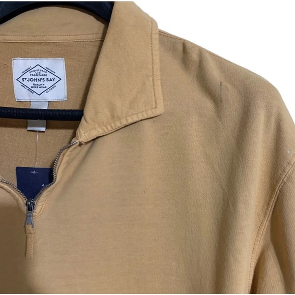 St. John’s Bay Men's Zippered Neck Sweatshirt - Size L * M1004 - Picture 3 of 6